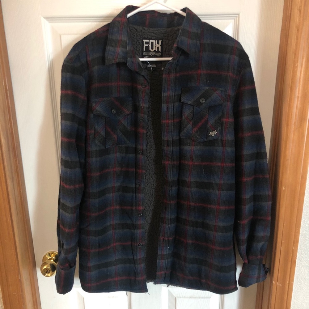 Men’s Fox Fleece Flannel Jacket